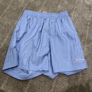 Light Blue Champion Shorts